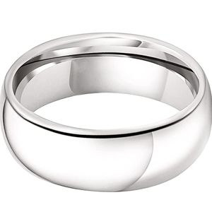 8mm white tungsten ring 💍 NWT size 6.5